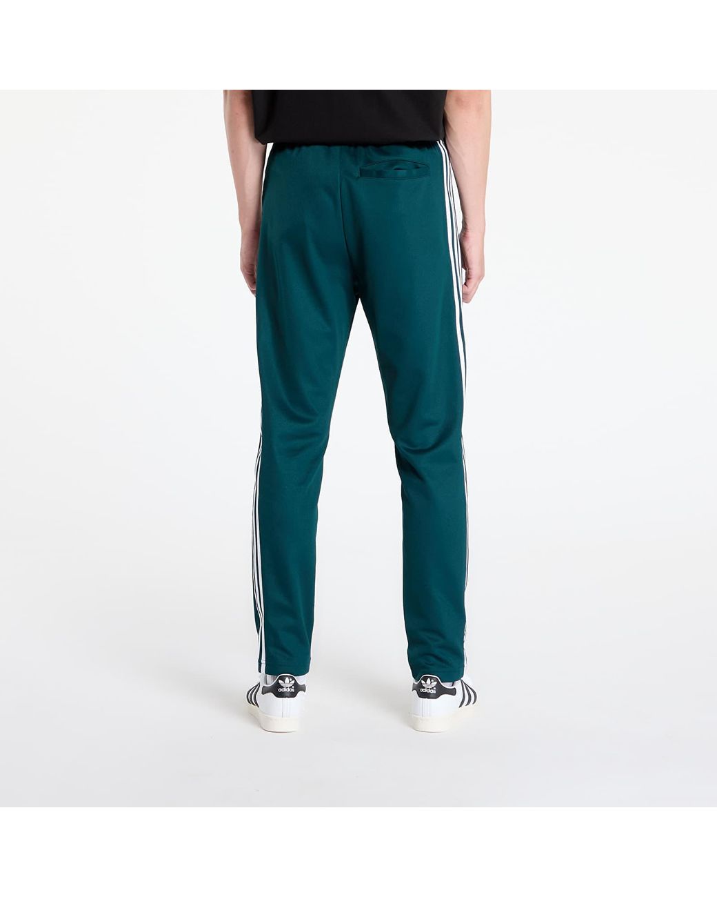 Adidas Originals Broeken Adidas Adicolor Classics Beckenbauer Track Pants Aurora Ivy in het Green voor heren