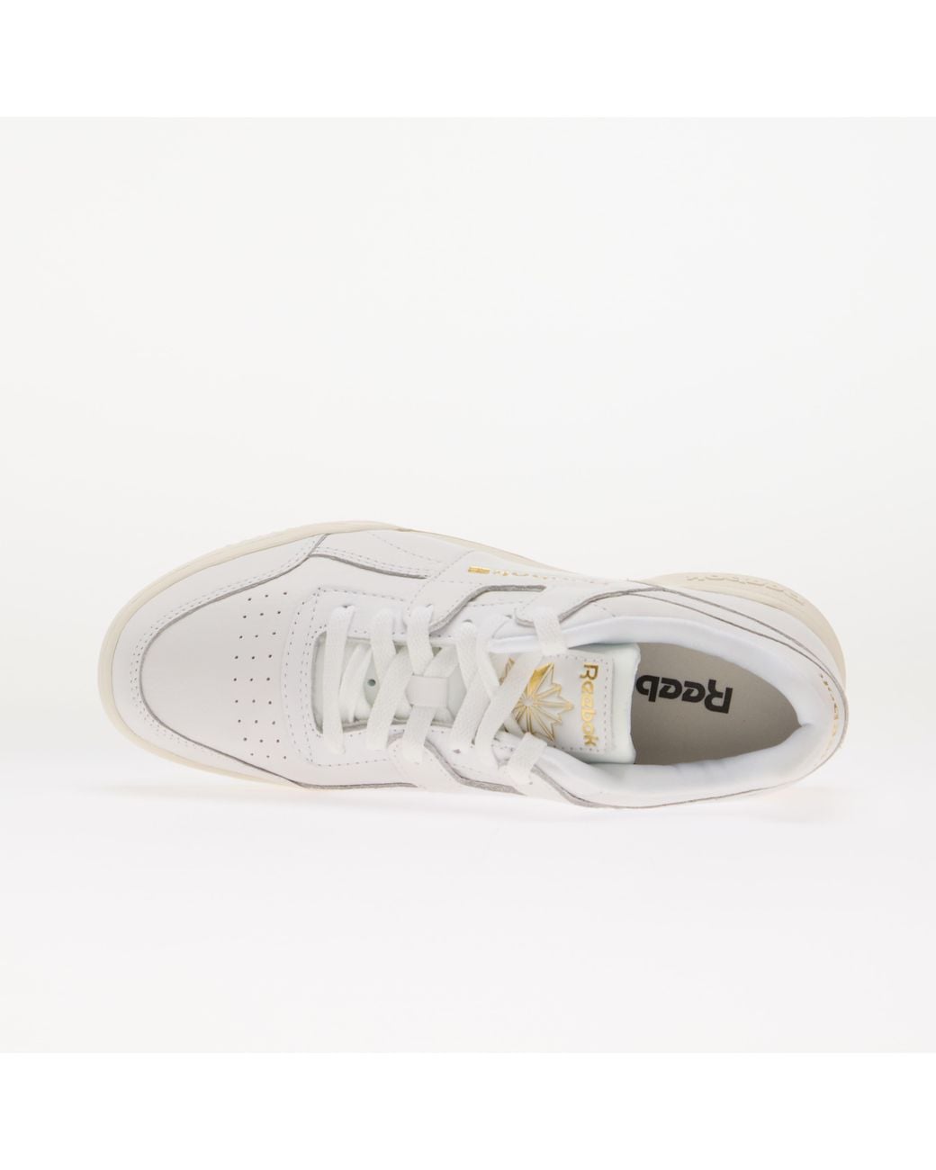 Reebok White Workout Plus Sneakers