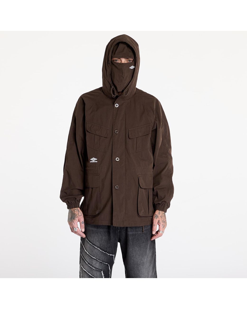 umbro-Dark-Brown-Jacke-By-Slam