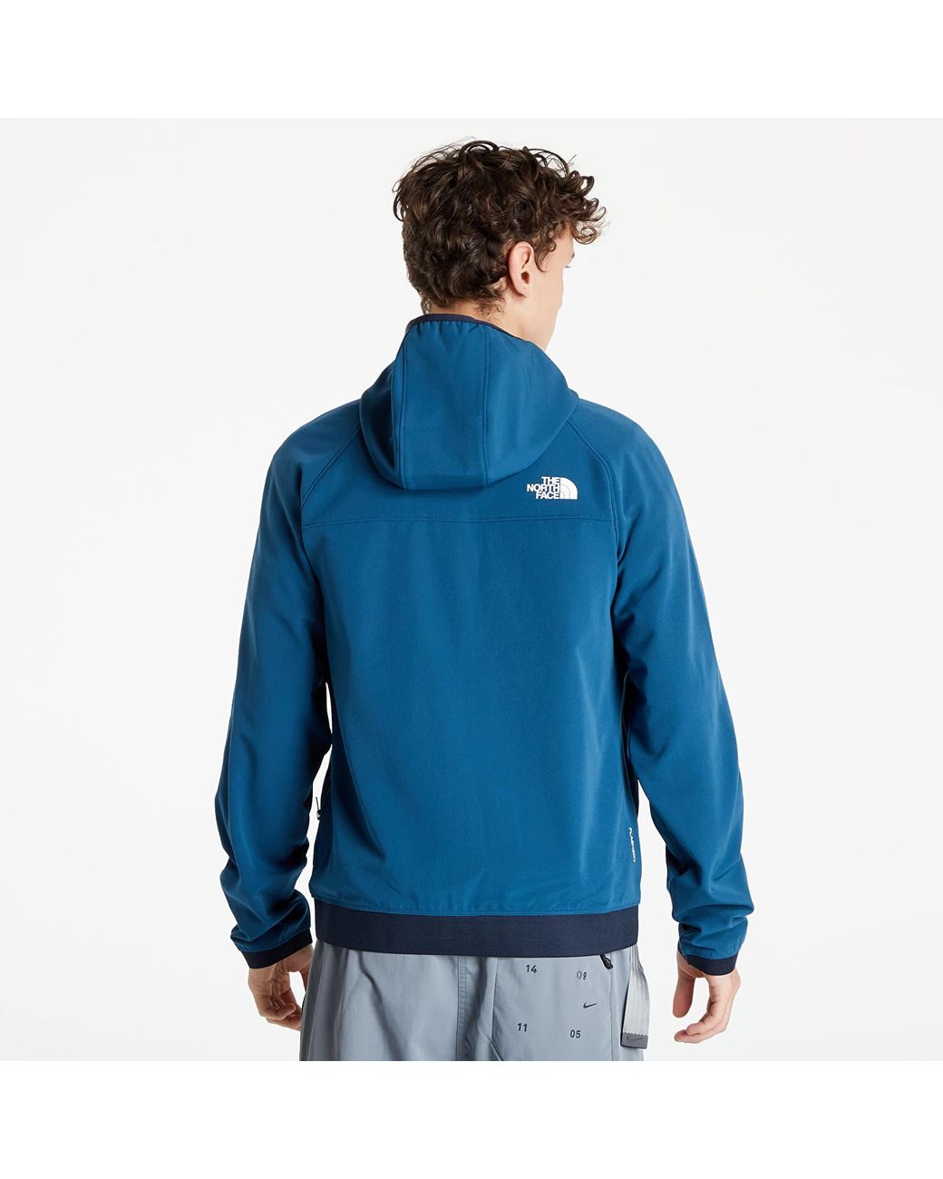 The North Face M Tekware Fleece Full Zip Hoodie Monterey Blue for Men | Lyst