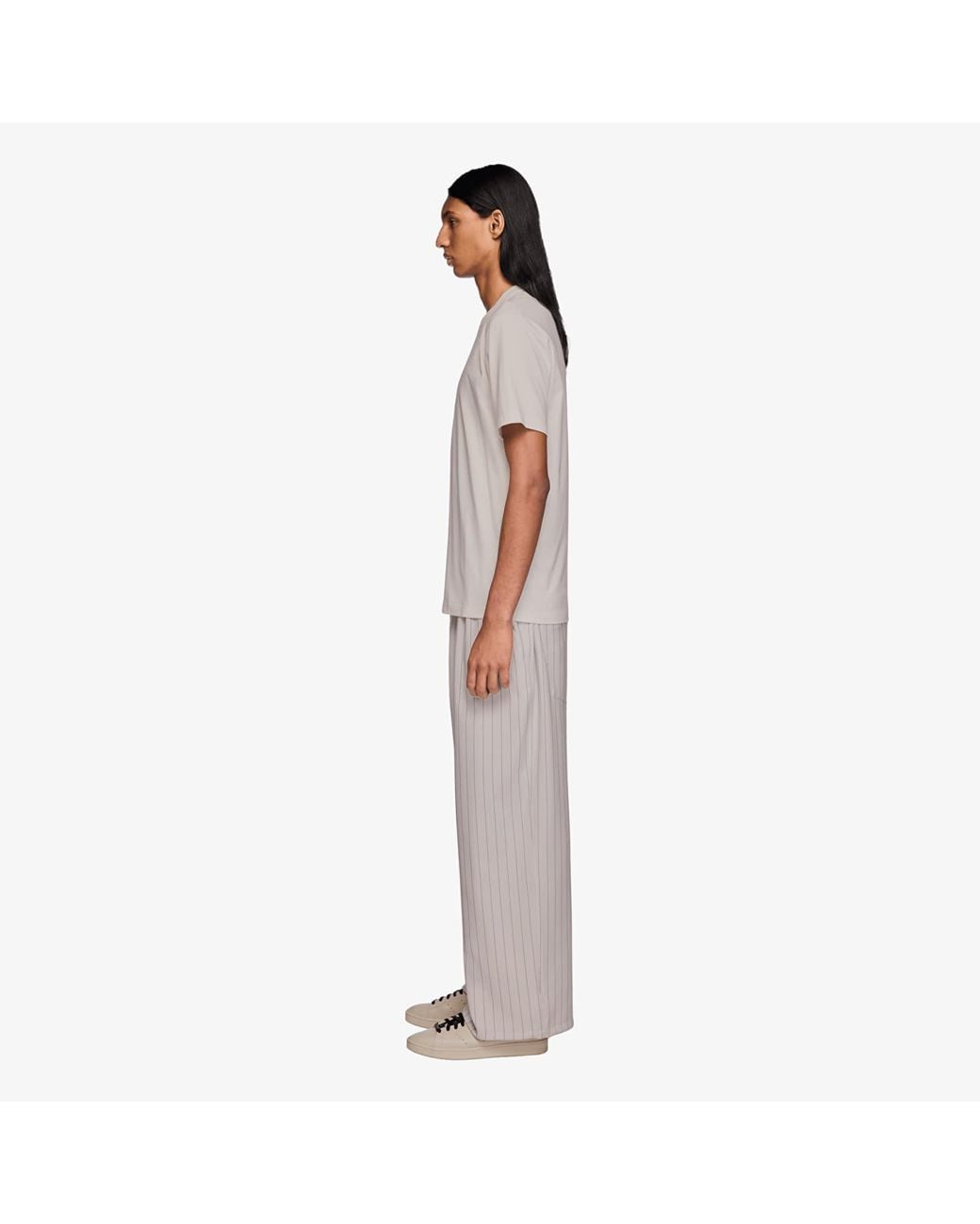 Y-3 Hosen Sport Uniform Pinstripe Track Trousers in Gray für Herren