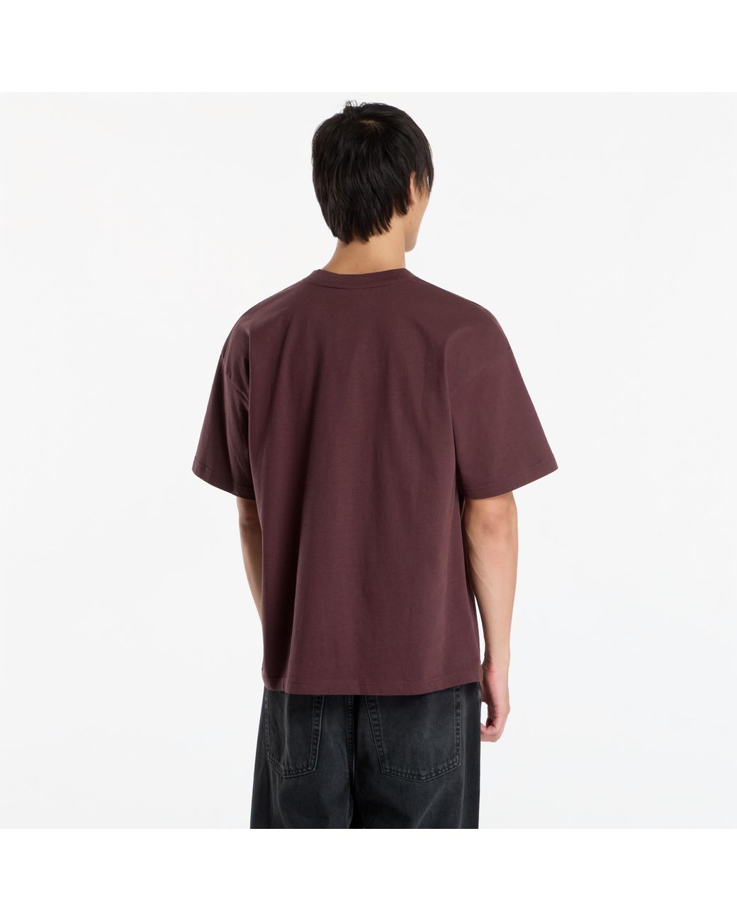 Reebok Red T-Shirt Elevated Athletic Varsity T-Shirt for men