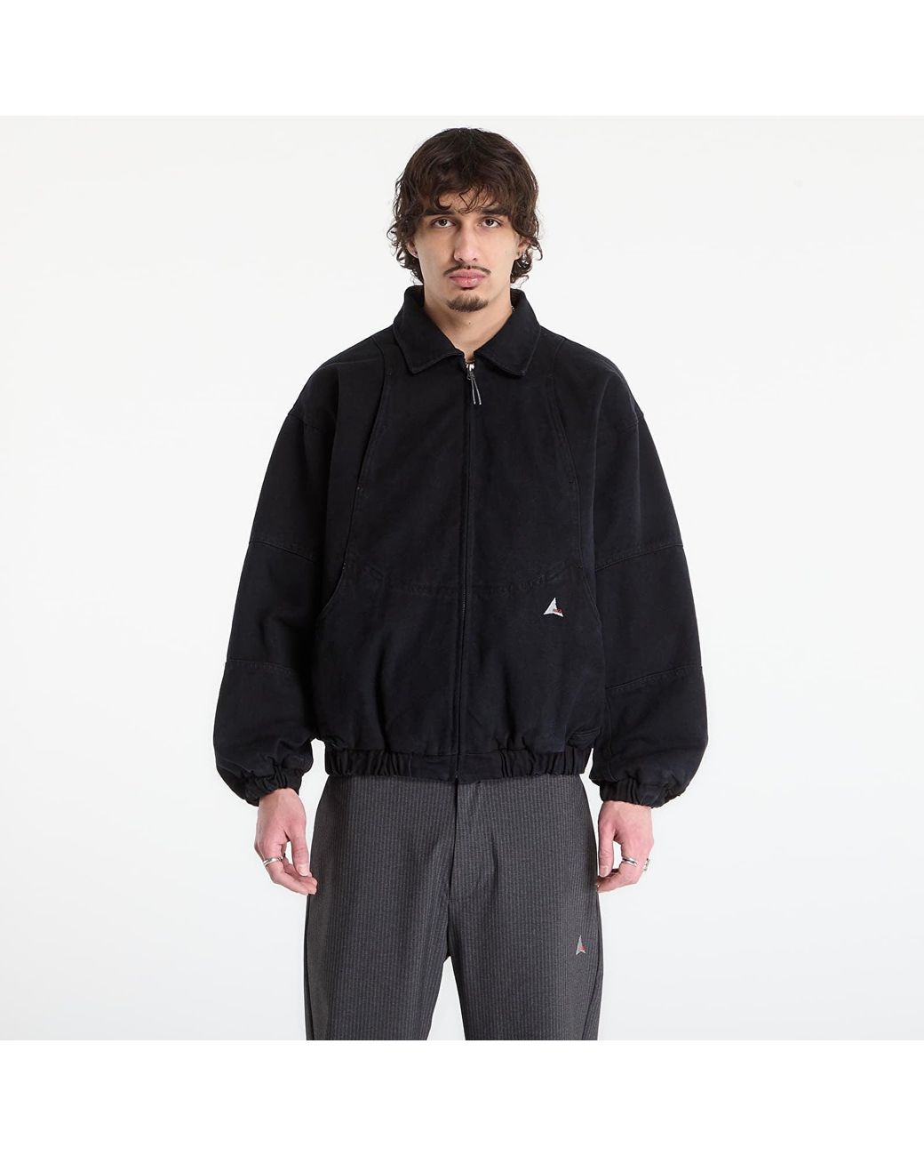 ROA Jacket Ash Canvas Jacket in Black for Men | Lyst