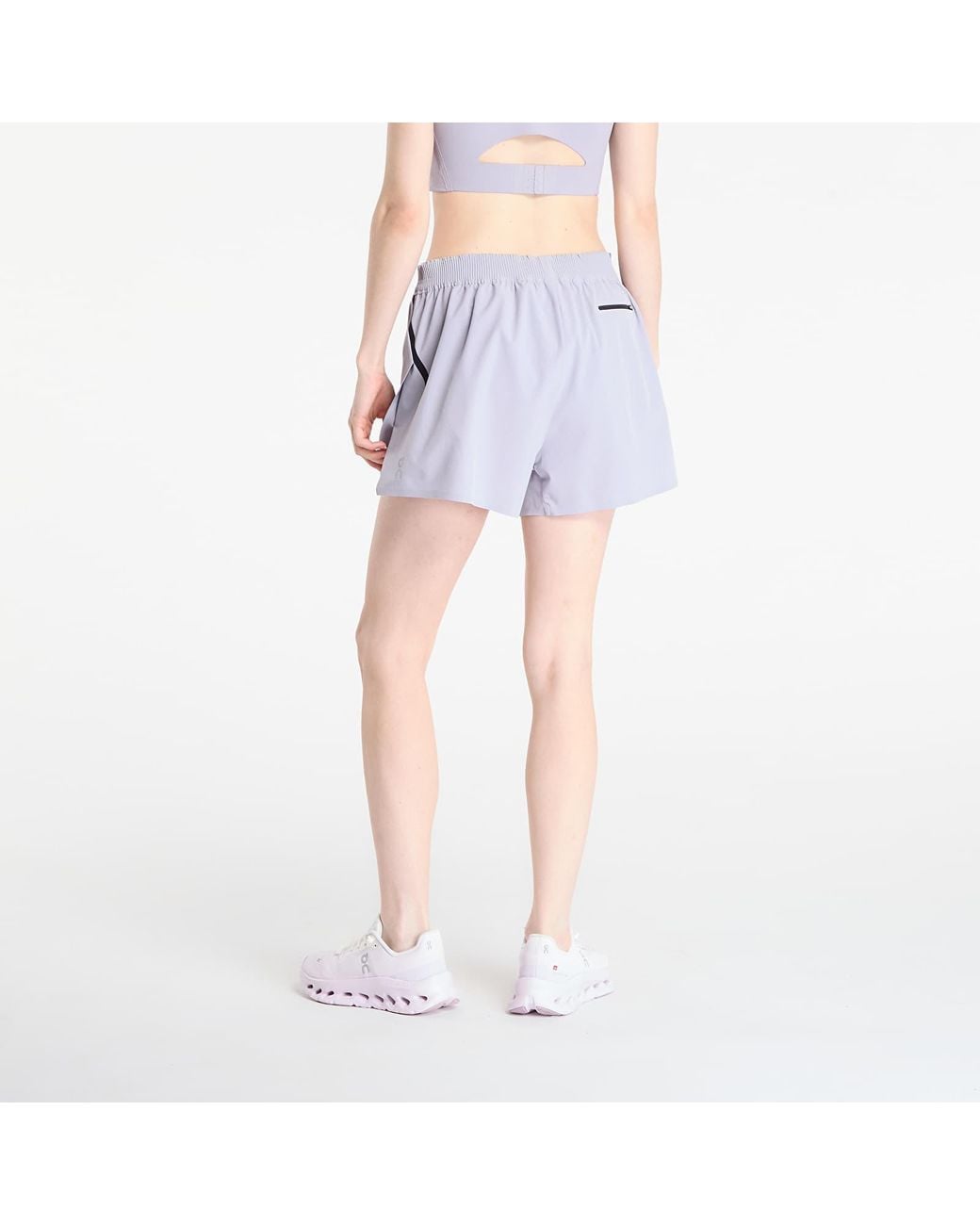 On Shoes Korte Broek Train Shorts in het Blue