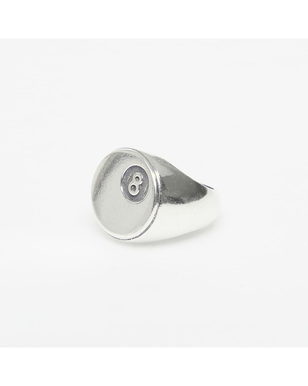 Twojeys Ring 8 Ball Ring in het White