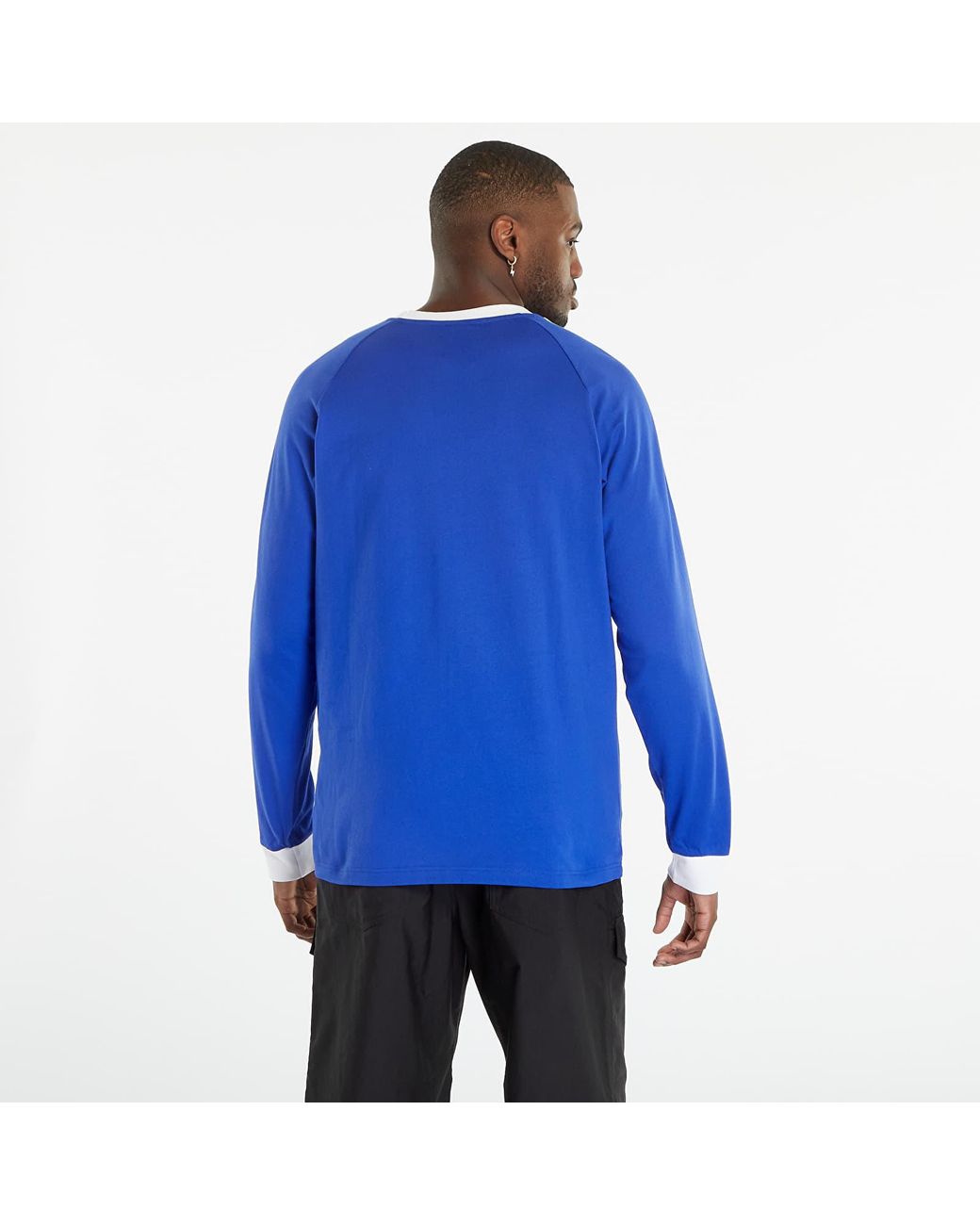 adidas Originals Adidas Adicolor Classics 3-stripes Long Sleeve T-shirt  Semi Lucid Blue for Men | Lyst | Sport-T-Shirts