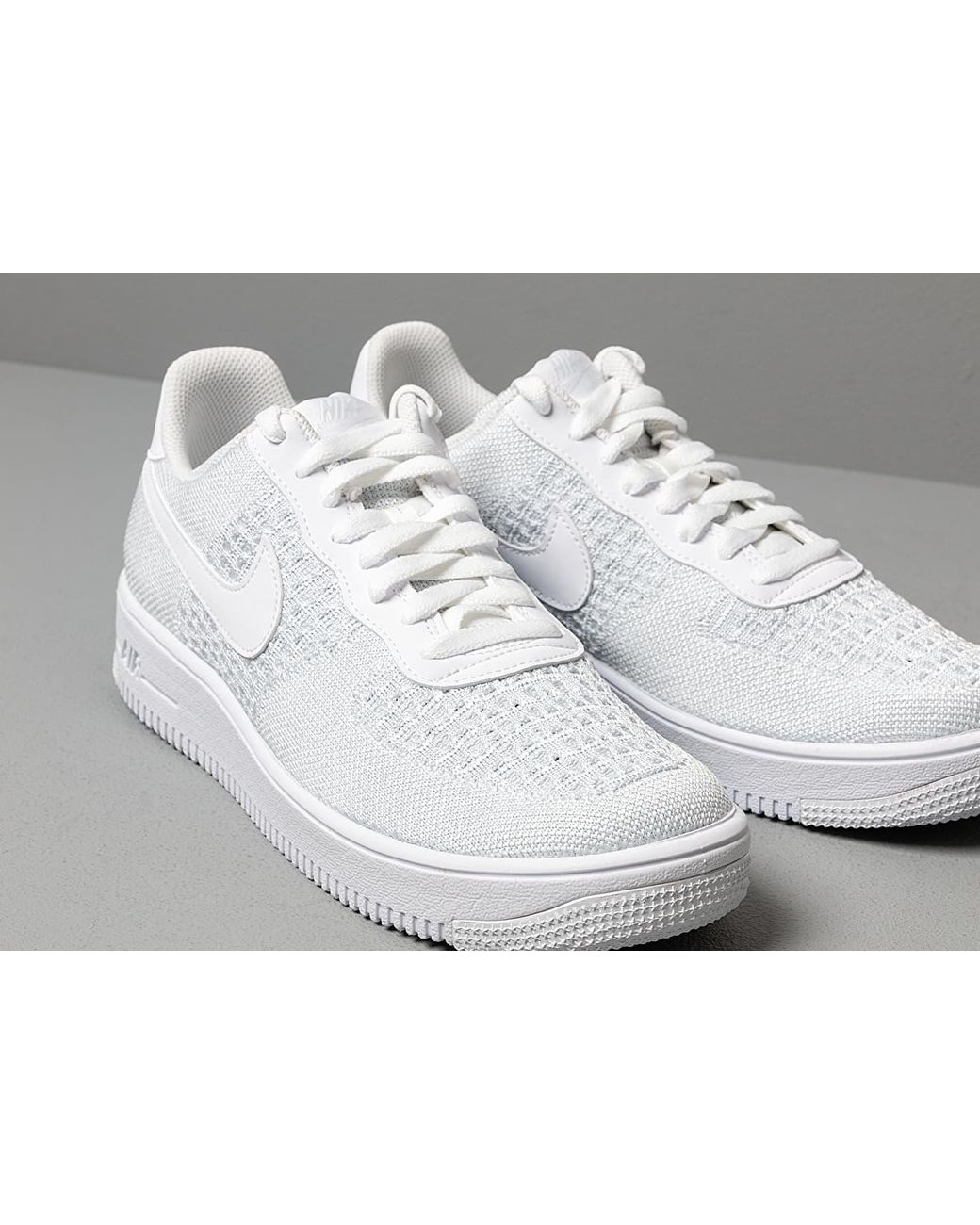 Nike Air Force 1 Flyknit 2.0 White/ Pure Platinum-pure Platinum-white for  Men | Lyst