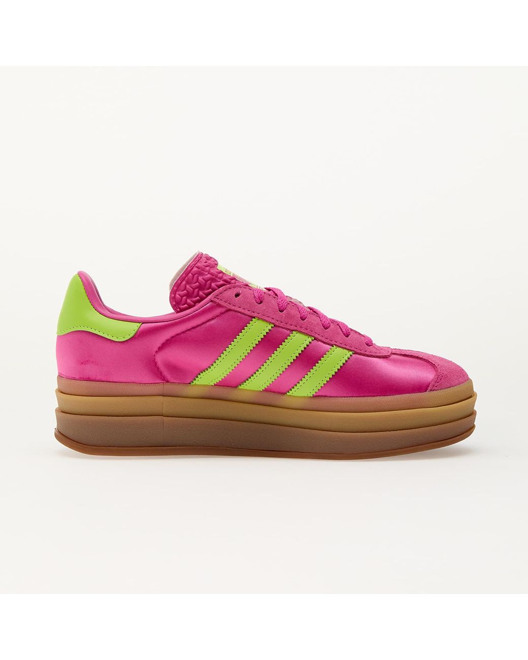 Adidas Originals Sneakers Adidas Gazelle Bold W Selufu/ Solar Slime/ Metallic Eur in het Pink