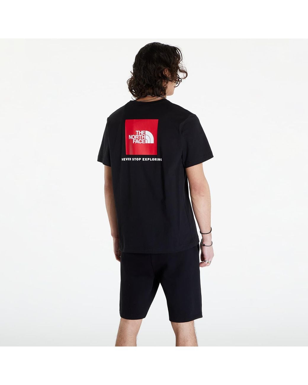 The North Face Black T-Shirt Redbox Tee for men
