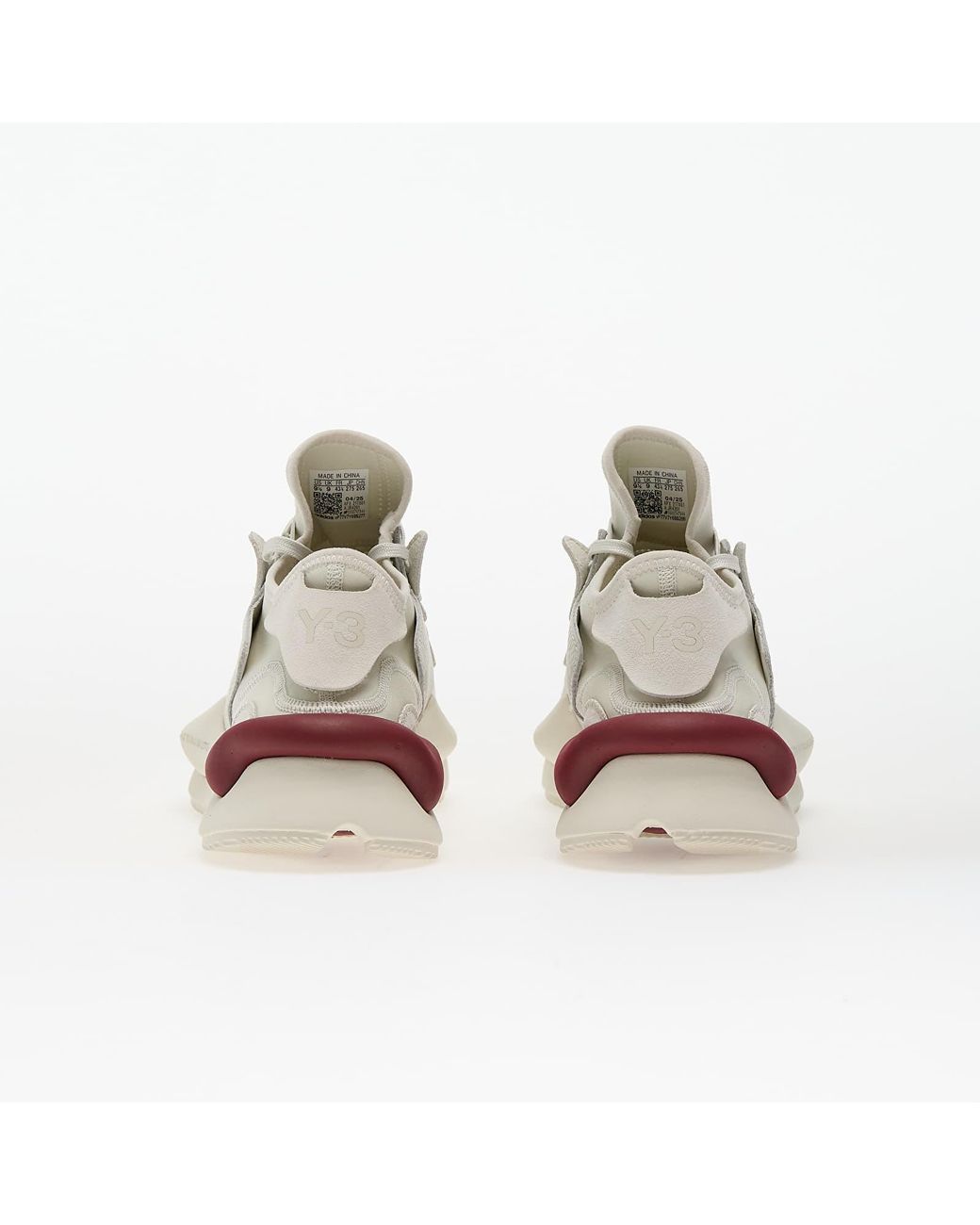 Y-3 White Sneakers Kaiwa Orbit/ Orbit/ Collegiate Burgundy Eur