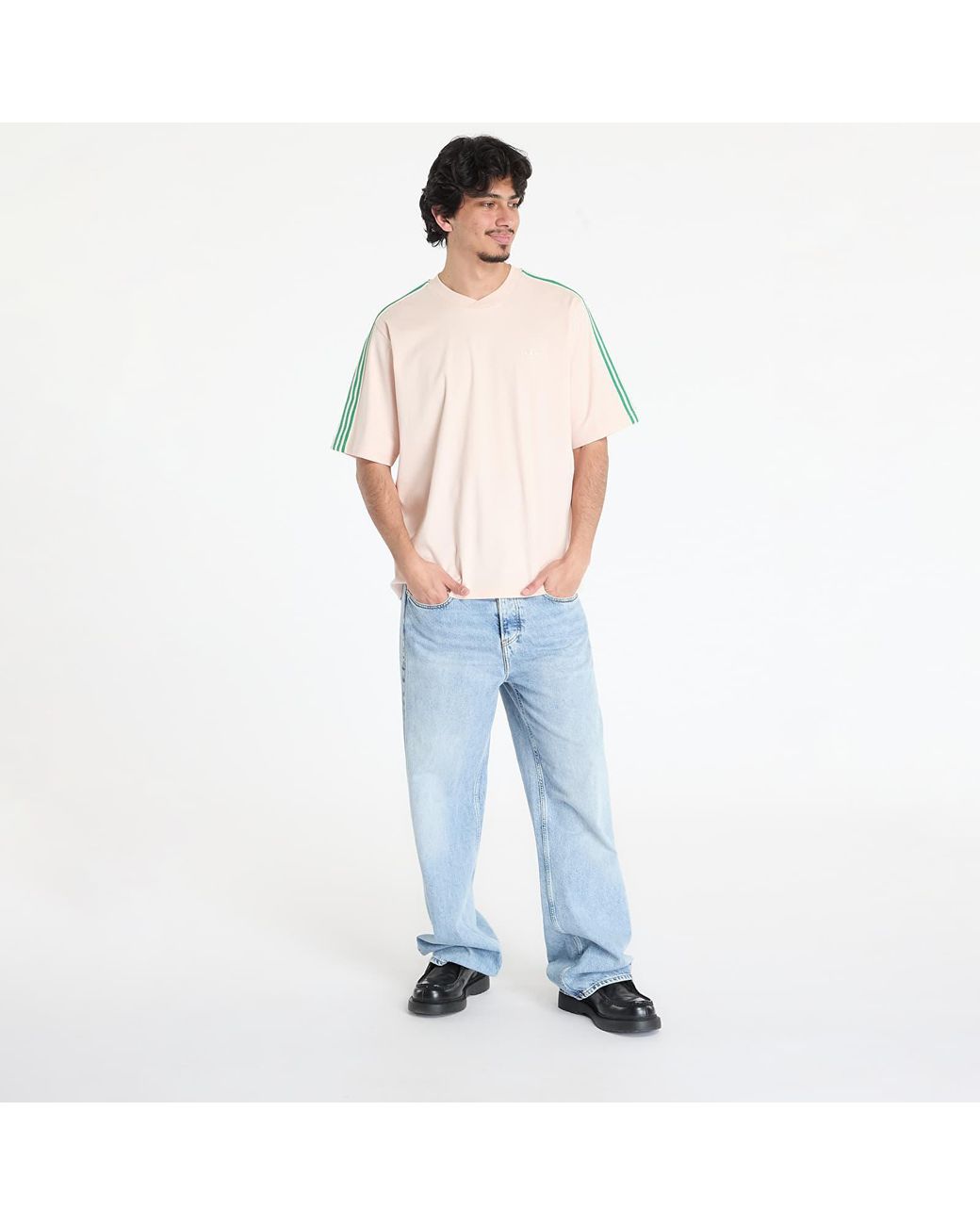 Adidas Originals Blue T-Shirt Adidas X Wales Bonner T-Shirt/ Wonder Quartz for men