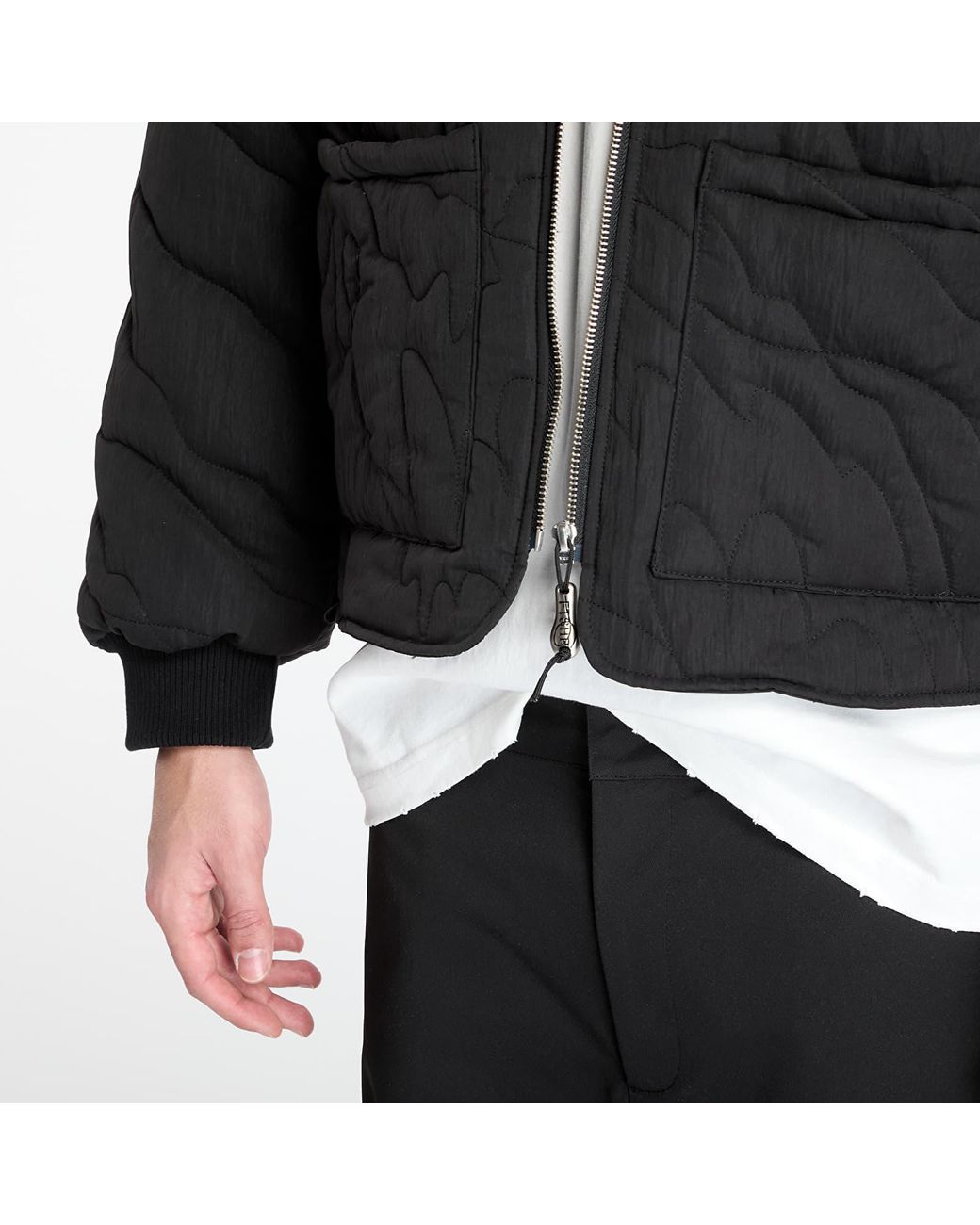Giacca Lining Quilted Jacket di FTSHP in Black