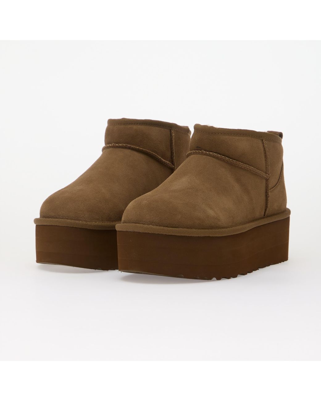 Ugg Brown W Classic Ultra Mini Platform
