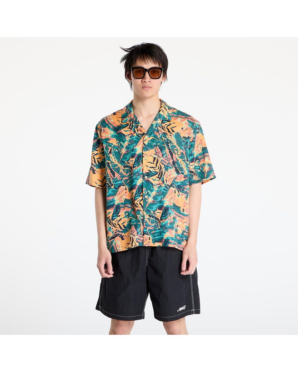 adidas Originals Shirt Adidas Archive Floral Resort Shirt in