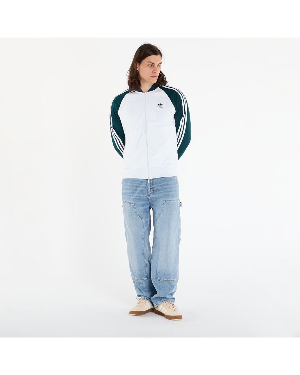 Adidas Originals Sweatshirt Adidas Adicolor Classics Sst Track Jacket in het Blue voor heren