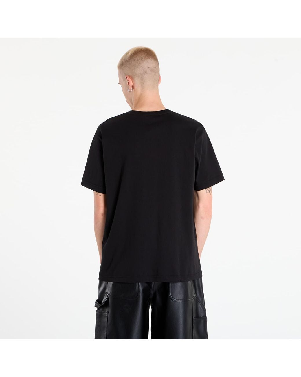 Dime Black T-Shirt Cursive Small Logo T-Shirt