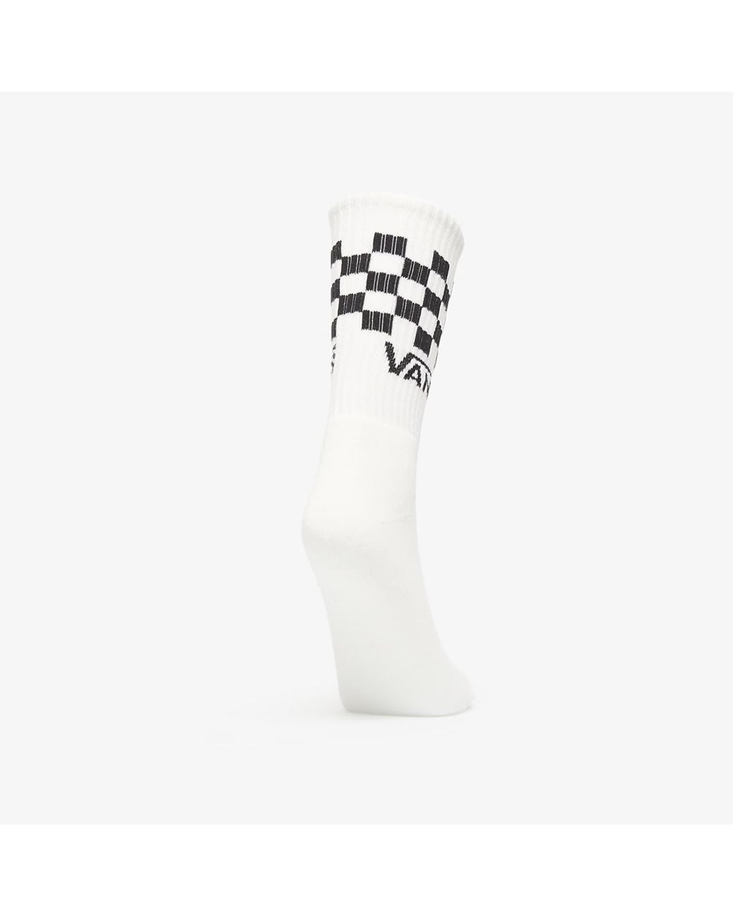 Vans White Classic Check Crew 3-Pack