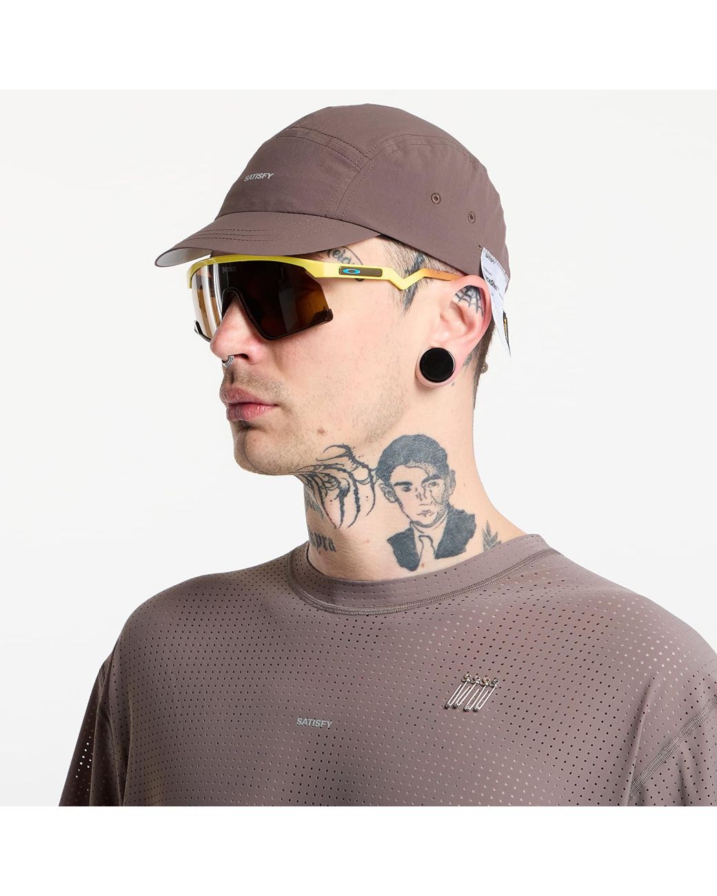 Satisfy Brown Peaceshell Cordura Trail Cap