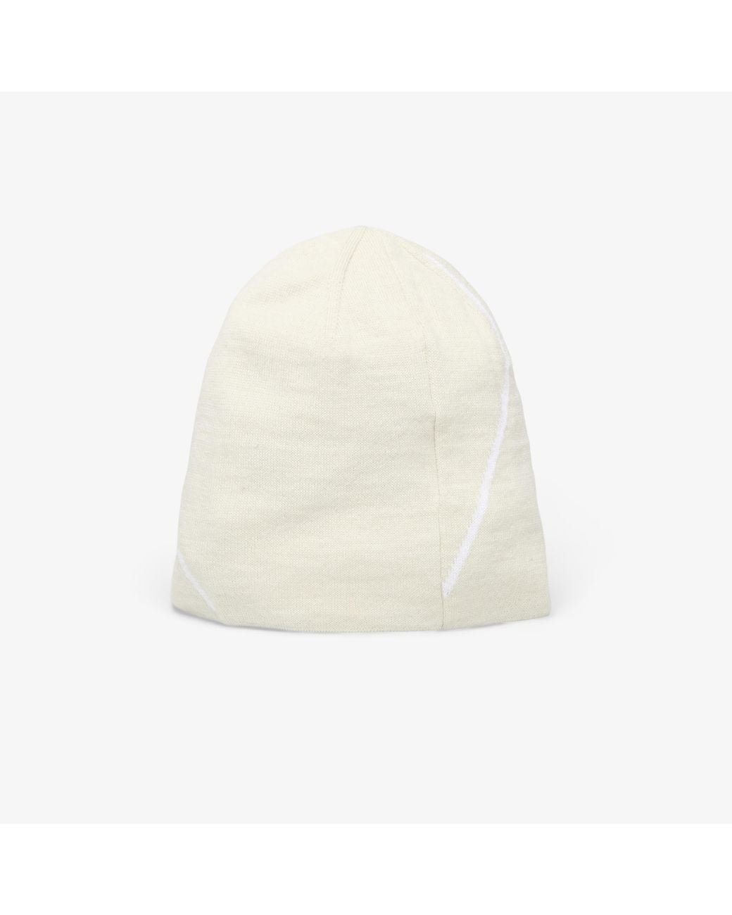 Roa Muts Logo Wool Beanie in het White