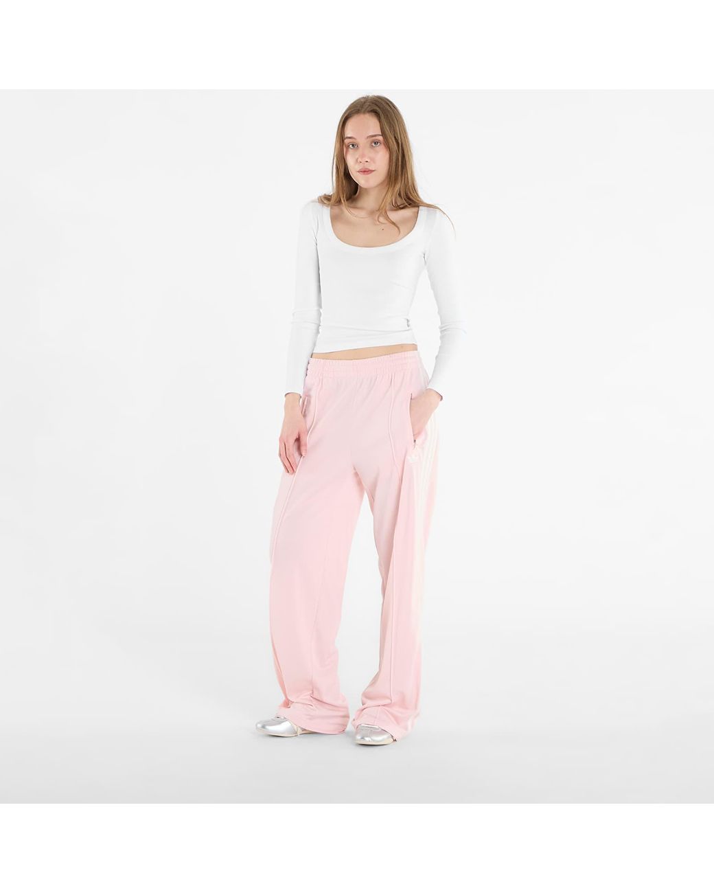 Adidas Originals Sweatbroeken Adidas Fb Track Pants Loose in het Pink