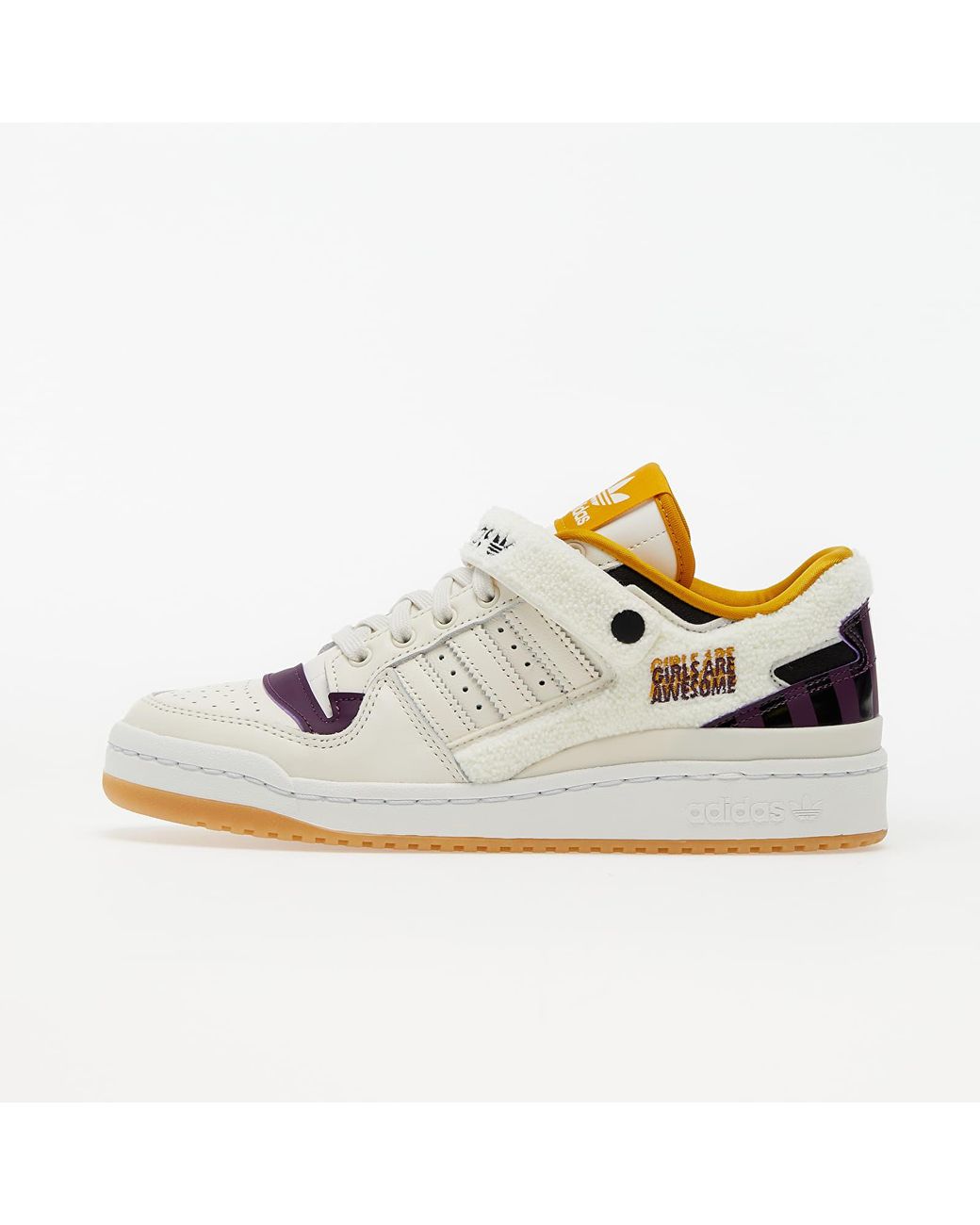 Adidas Forum Low W Girls Are Awesome Chalk White/ Core Black/ Purple Beauty  adidas Originals | Lyst