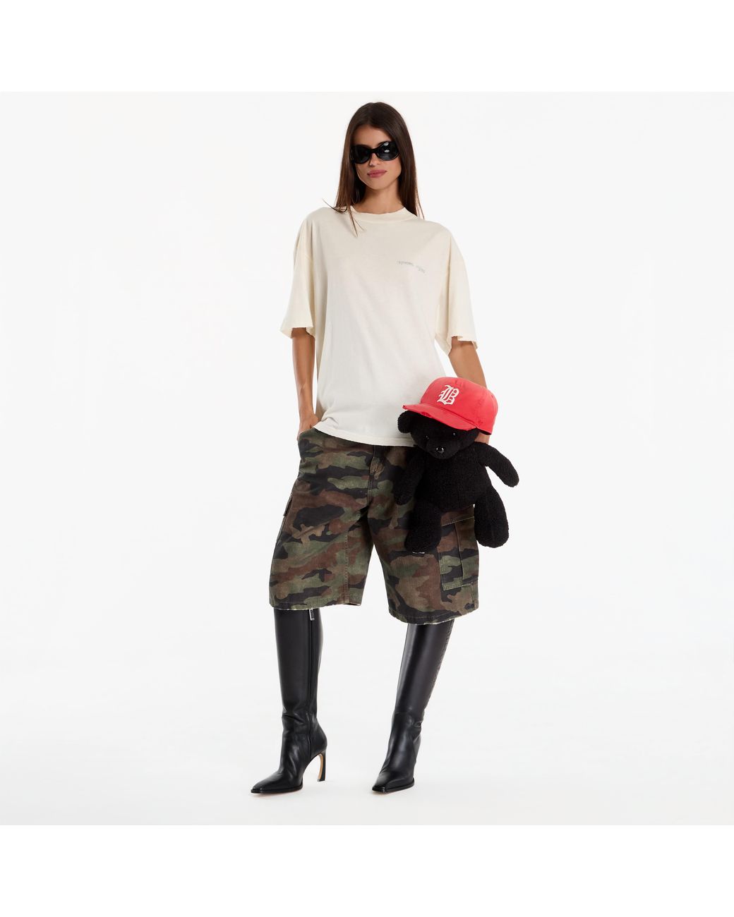 Represent White T-Shirt Reverse Resent T-Shirt