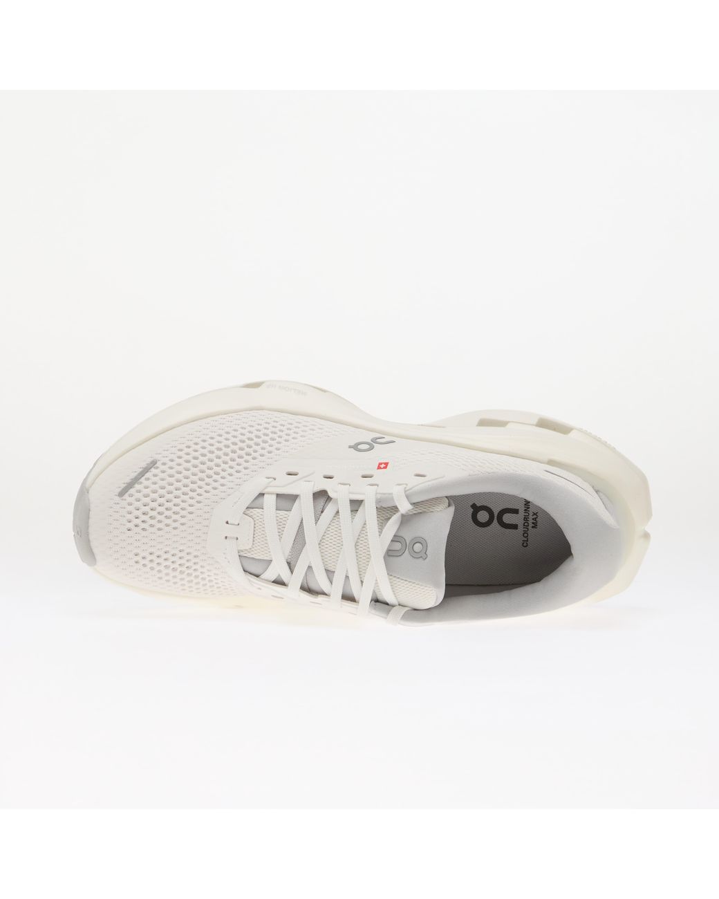On Shoes White Sneakers Cloudrunner 3 Max/ Glacier for men