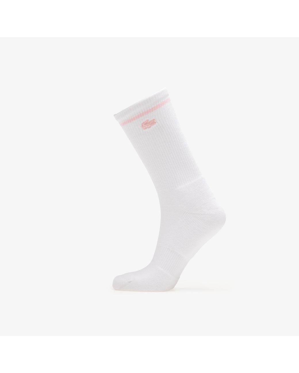 Lacoste White Crew Socks