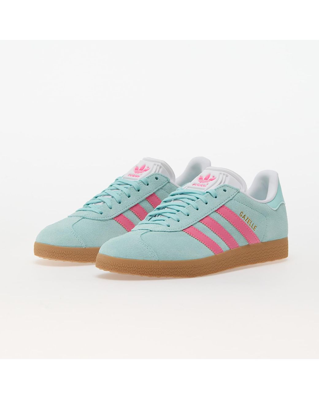 adidas gazelle silver green womens Buy adidas Originals Clear Pink/Court Green/Bliss Pink Gazelle Cf El C  Sneakers