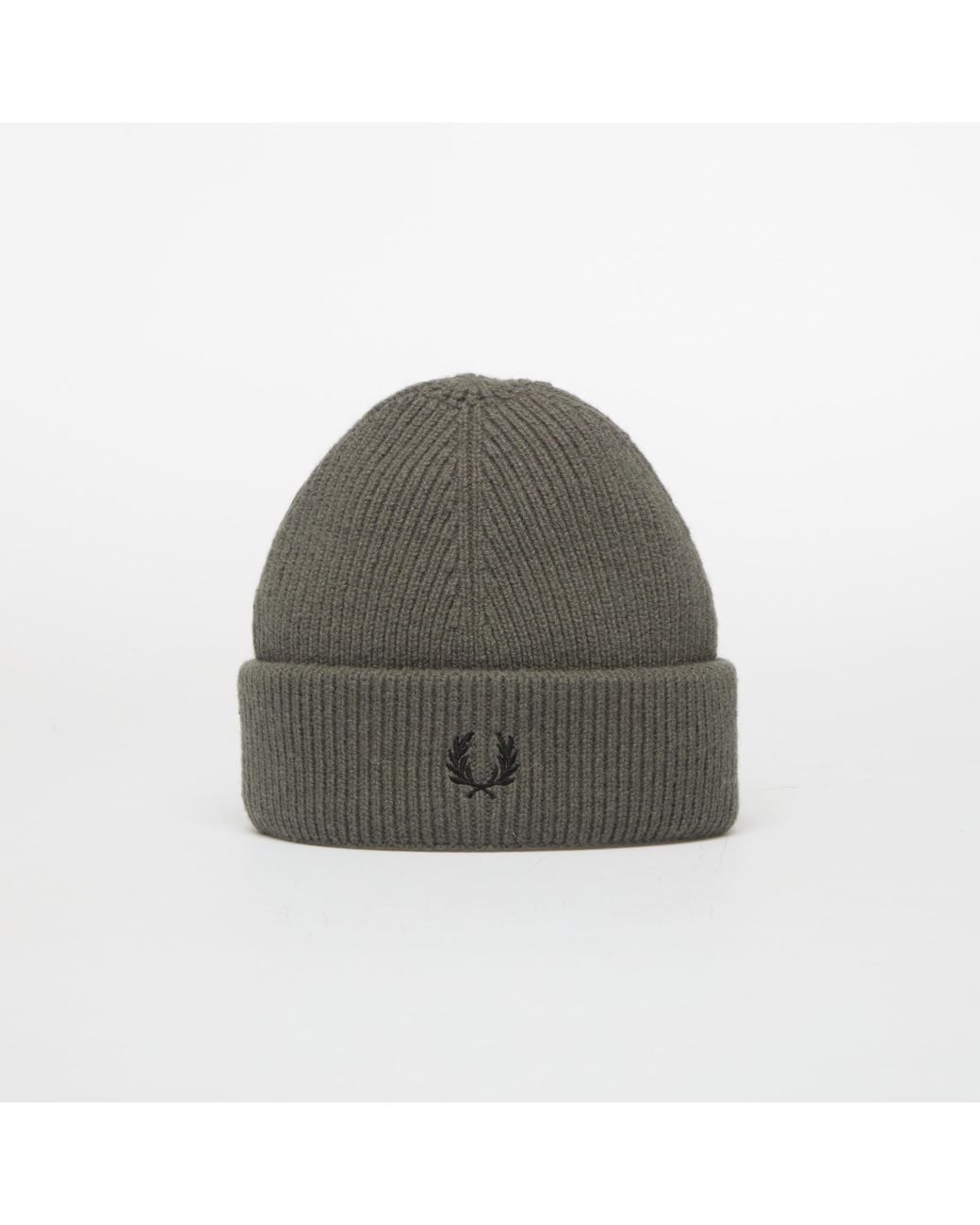 Fred Perry Gray Mütze Classic Wool Beanie