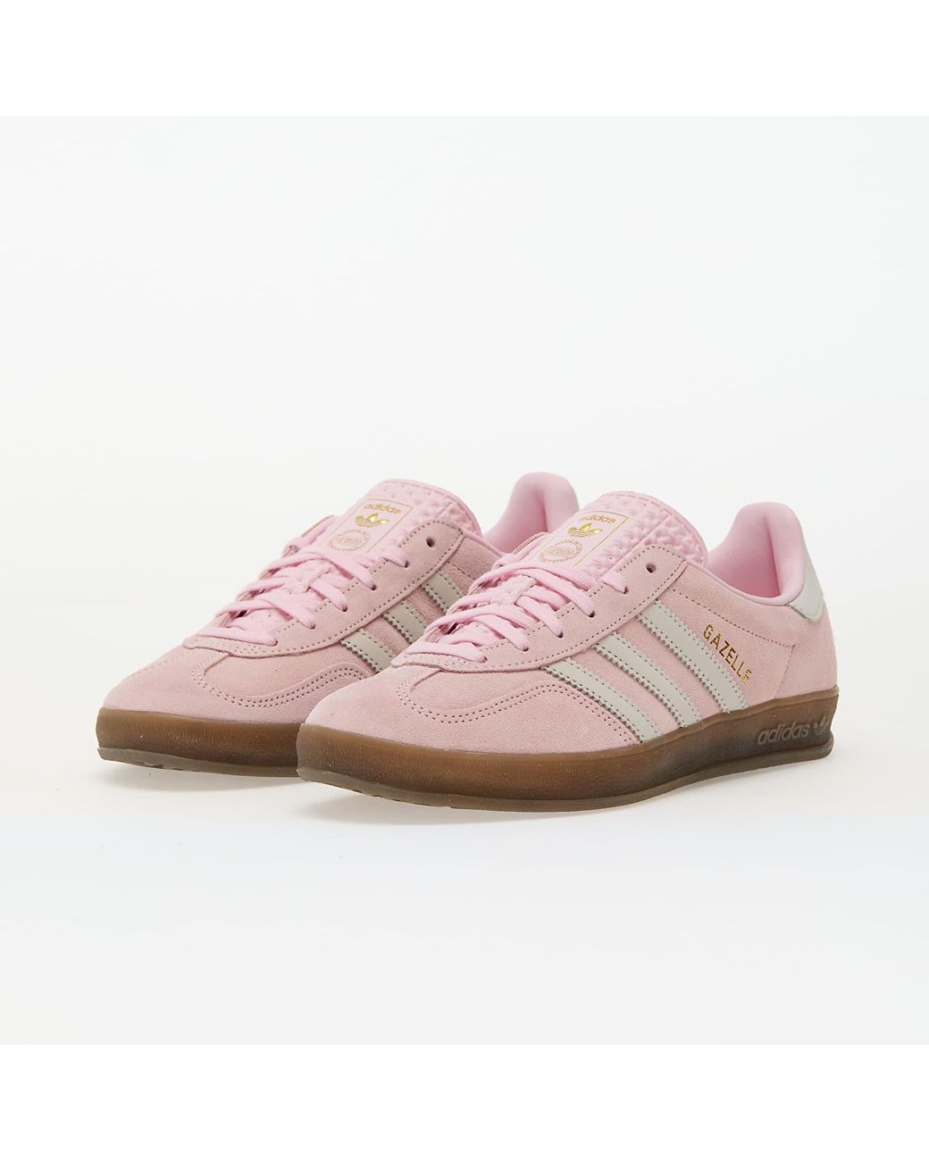 Adidas Originals Sneakers Adidas Gazelle Indoor W Clear/ Off/ Gum5 Eur in het Pink