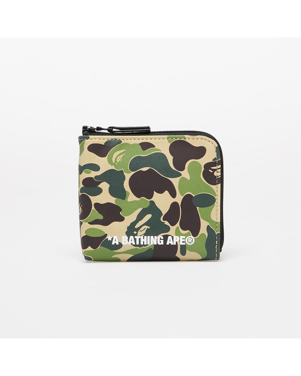 人気商品は A Bathing Wallet Zipped Mini Leather Pu Camo Abc Wallet Ape 小物