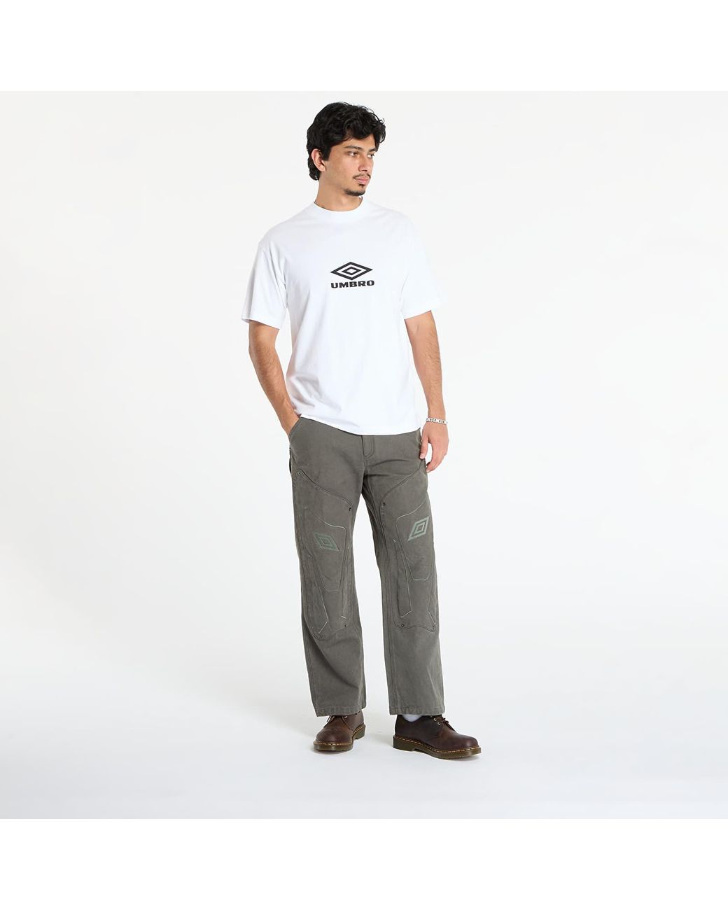 Umbro Gray Pants Shinguard Canvas Pants for men