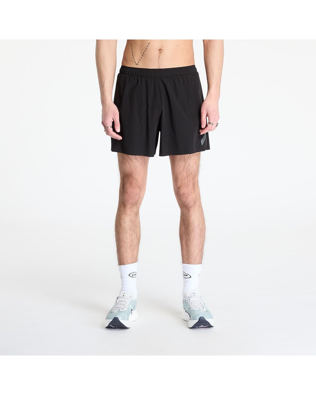Soar Running Korte Broek Run Shorts in het Black voor heren