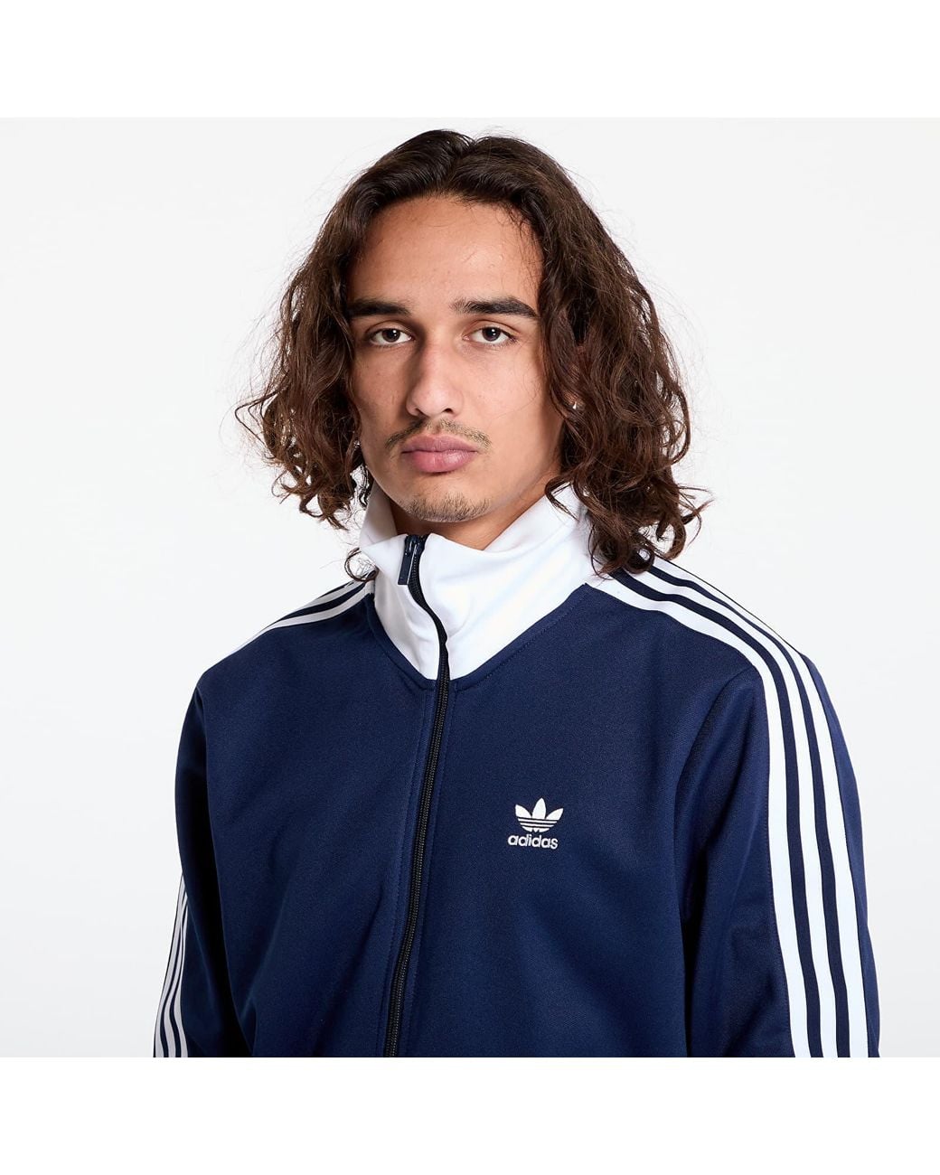 Adidas Originals Jas Adidas Adicolor Classic Beckenbauer Track Top in het Blue voor heren