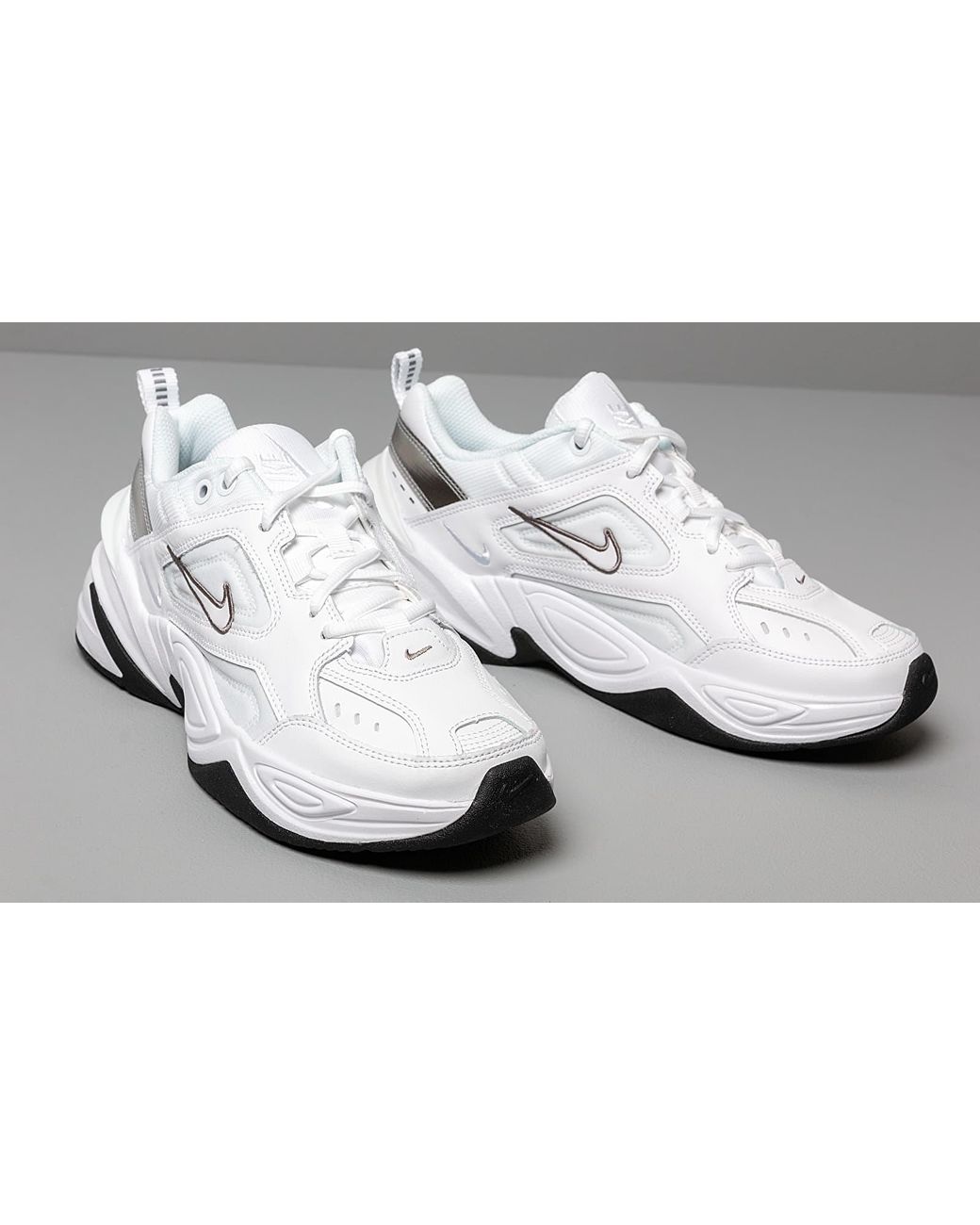 Pounding skirmish Formulate Nike W M2k Tekno White/ White-cool Grey-black | Lyst