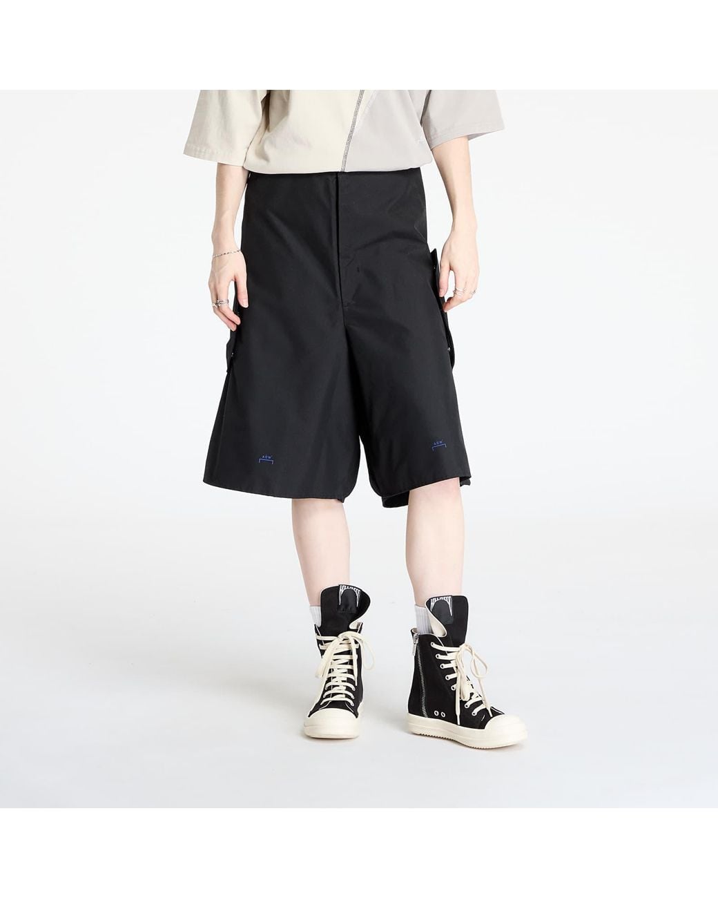 A_COLD_WALL* Black Shorts Form Short for men