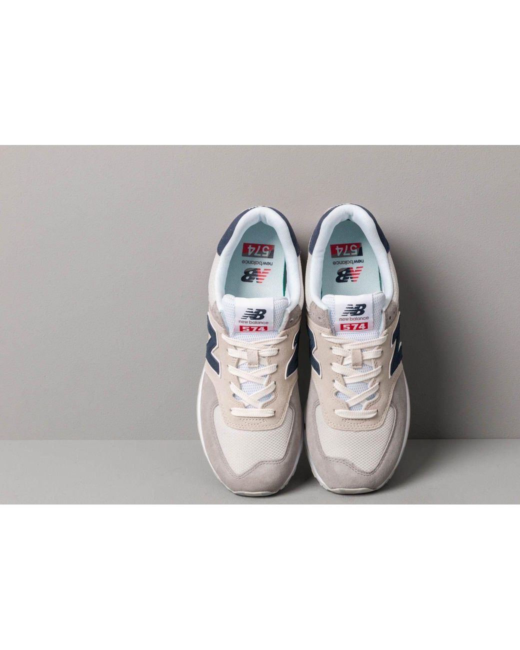 New Balance 574 Grey/ Blue/ Red in Gray for Men | Lyst