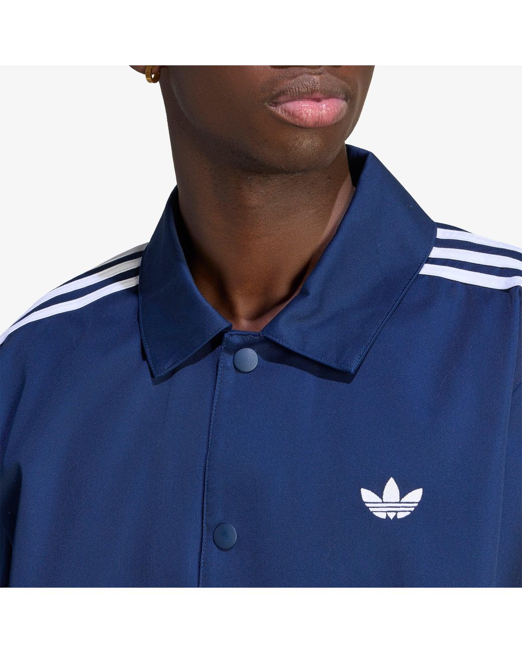Adidas Originals Blue 3S Jackets for men