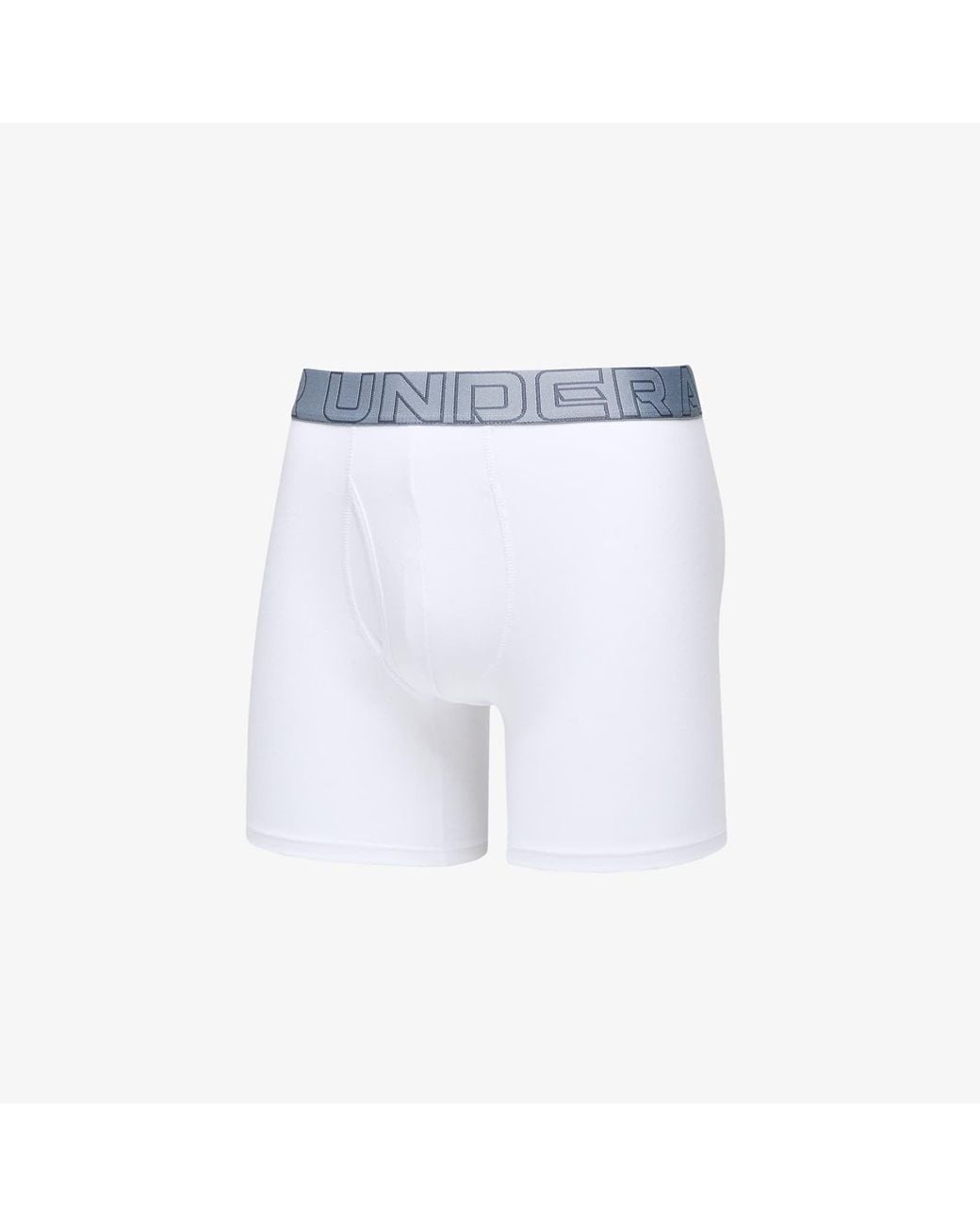 Under Armour Boxers Performance Cotton 6In 3-Pack in het Blue voor heren