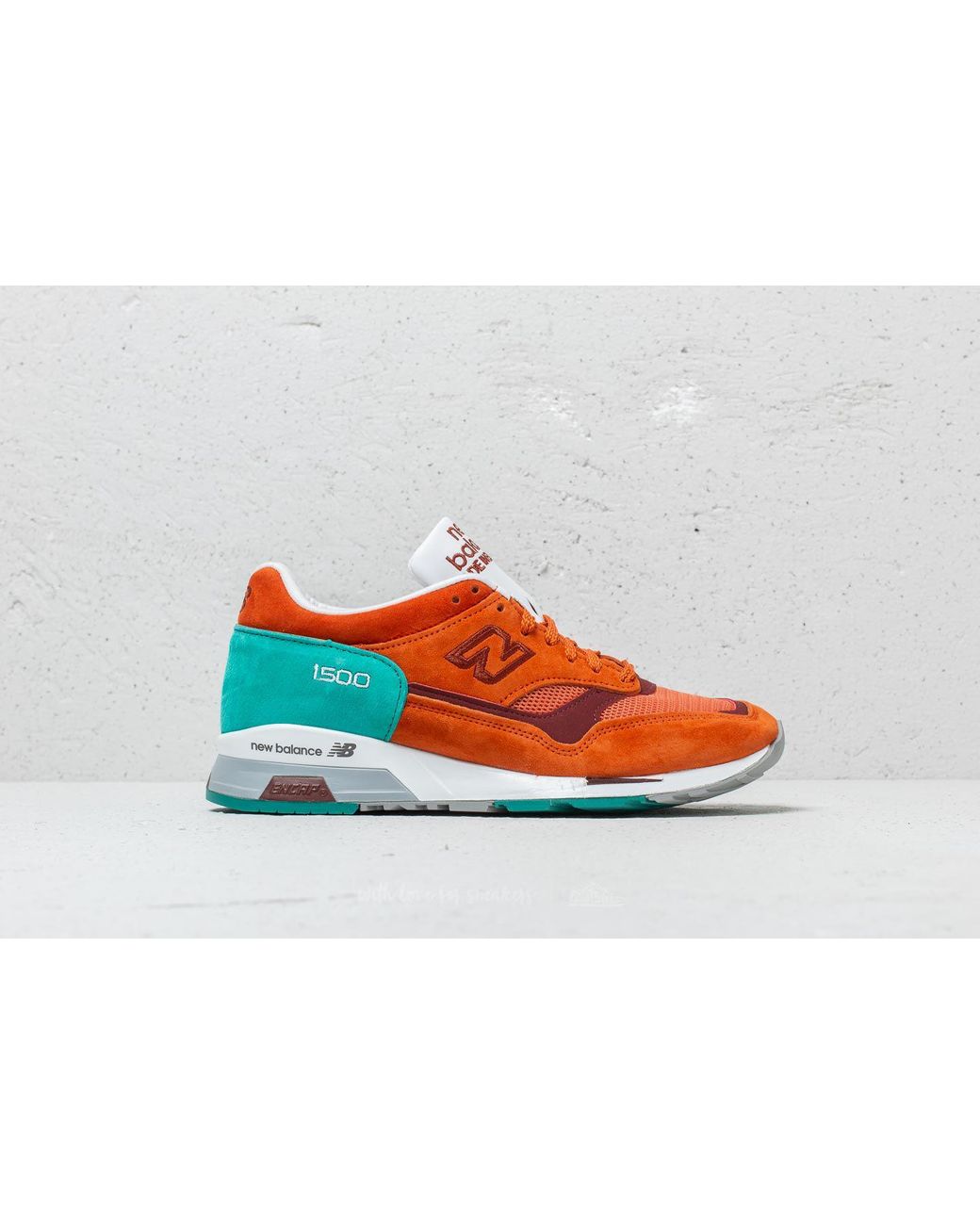 New Balance Suede 1500 Orange/ Turquoise for Men | Lyst