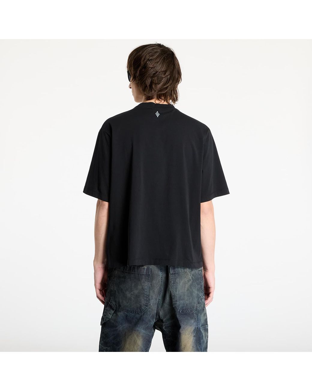 Marcelo Burlon T-Shirt Hard Vibes Boxy T-Shirt in Black für Herren