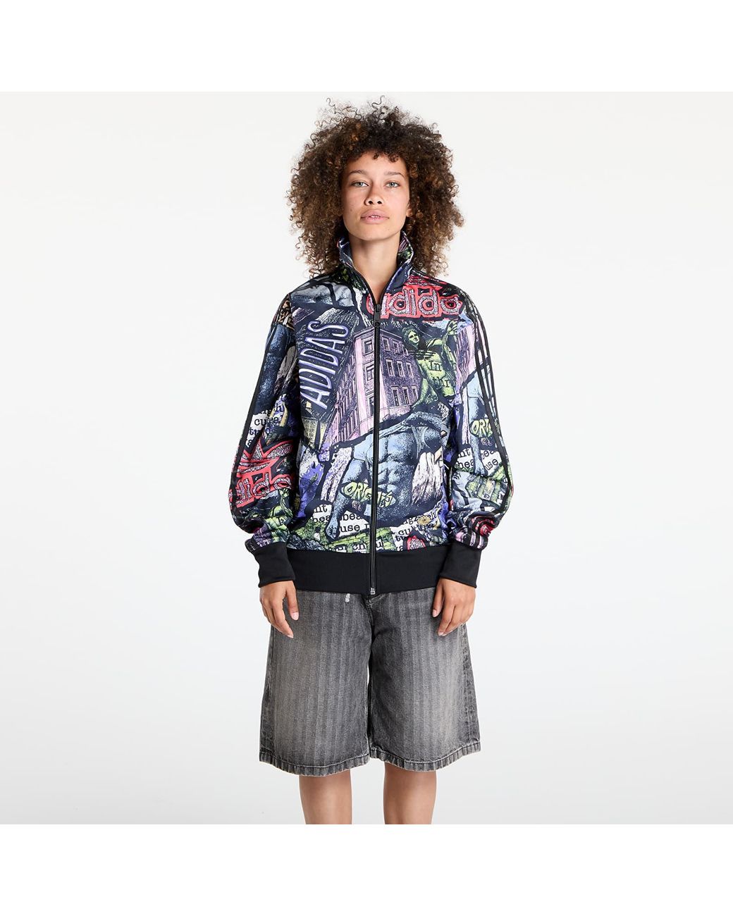 adidas Originals Jacket Adidas X Jeremy Scott Aop Track Top in