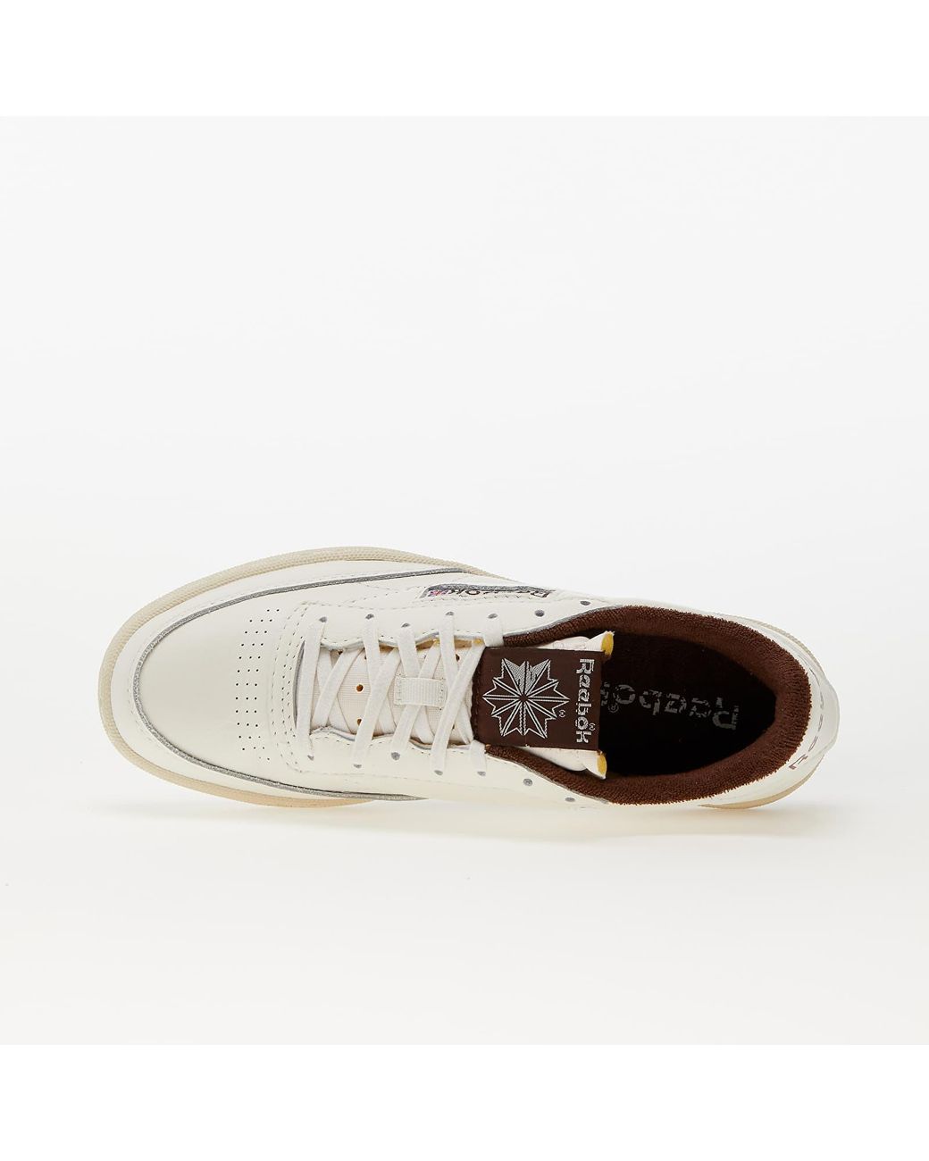 Reebok Club C 85 Vintage Chalk Alabaster Bru Brown in White for