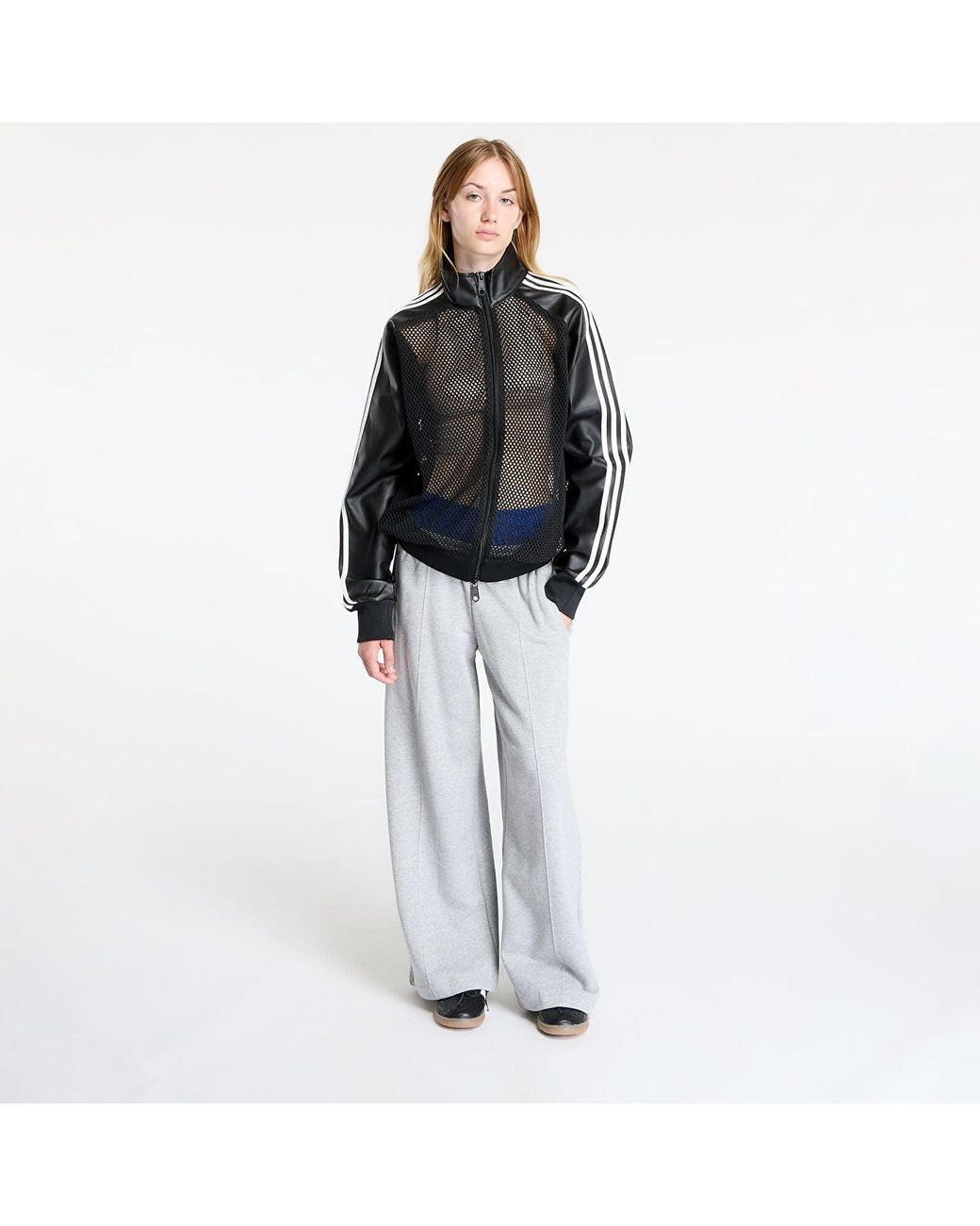 adidas Originals Jacket Adidas X Jeremy Scott Faux Leather Mesh