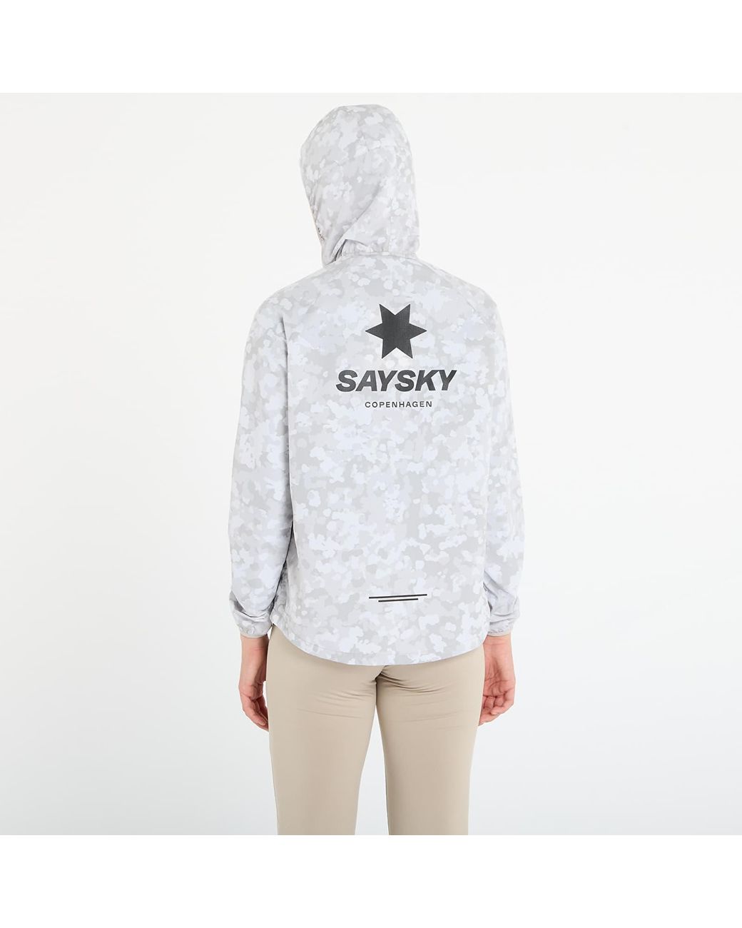 Saysky White Jacket W Camo Pace Jacket