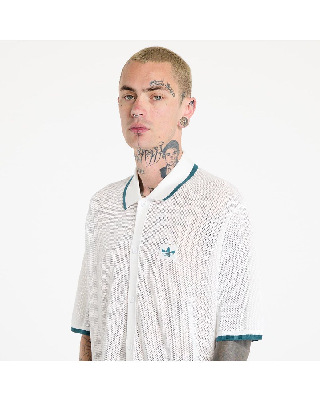 adidas Originals Shirt Adidas Button Down Knitted Shirt