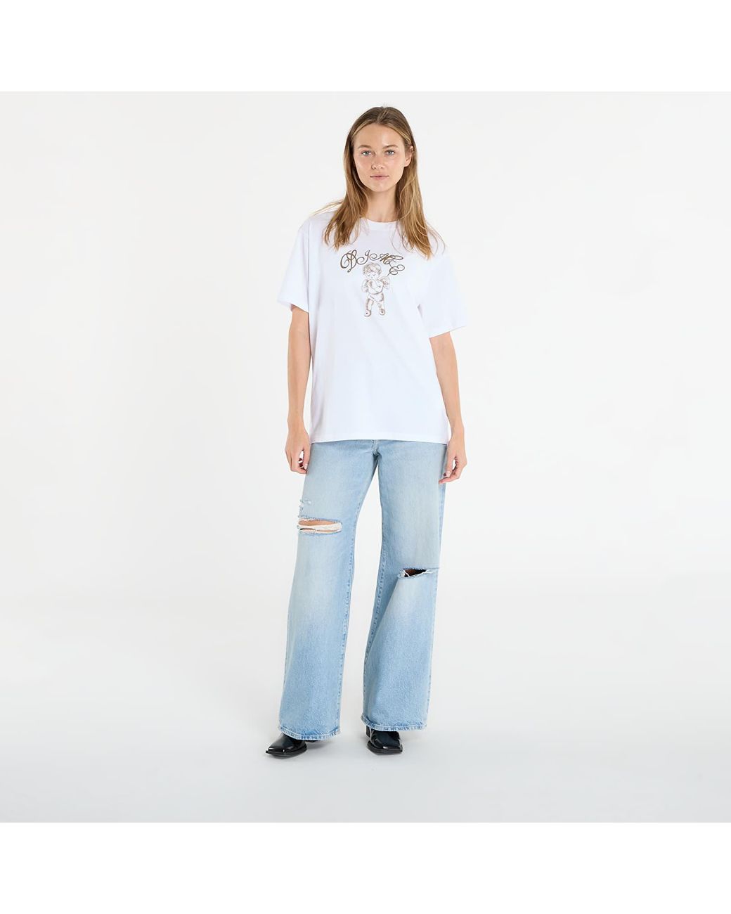 Dime T-Shirt Fighter T-Shirt in het White