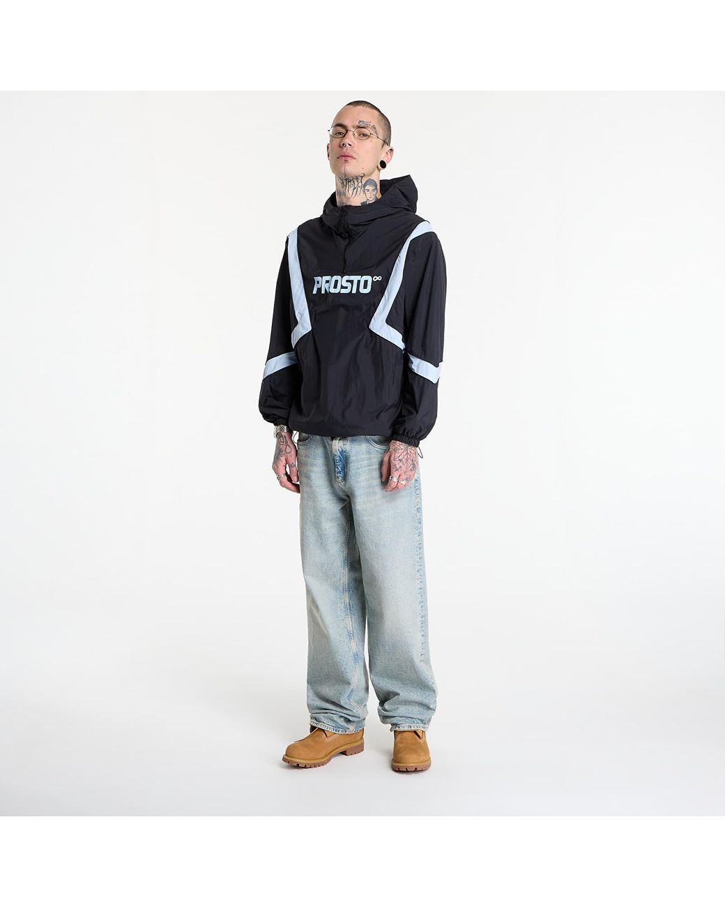 Giacca Jacket Sprinter Back di Prosto. in Black da Uomo