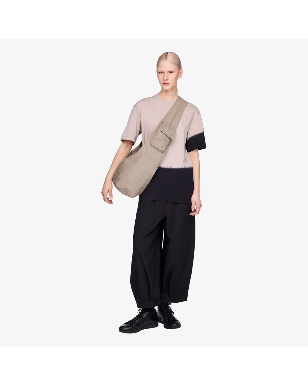 Sac newspaper bag l universal Y-3 en coloris Gray